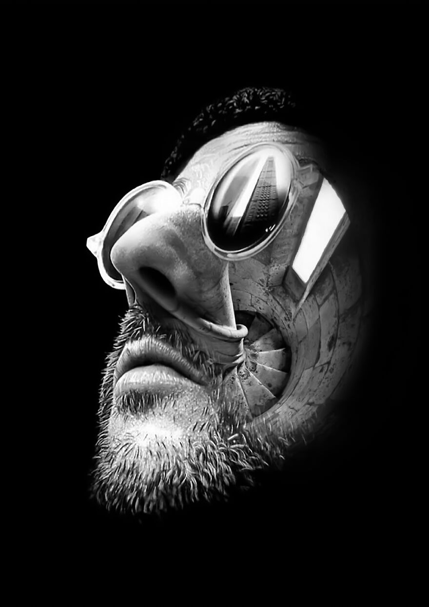 I Created This Artwork By Juxtaposing Two Seemingly Unrelated Images To Form An Image Which Tells A Story.