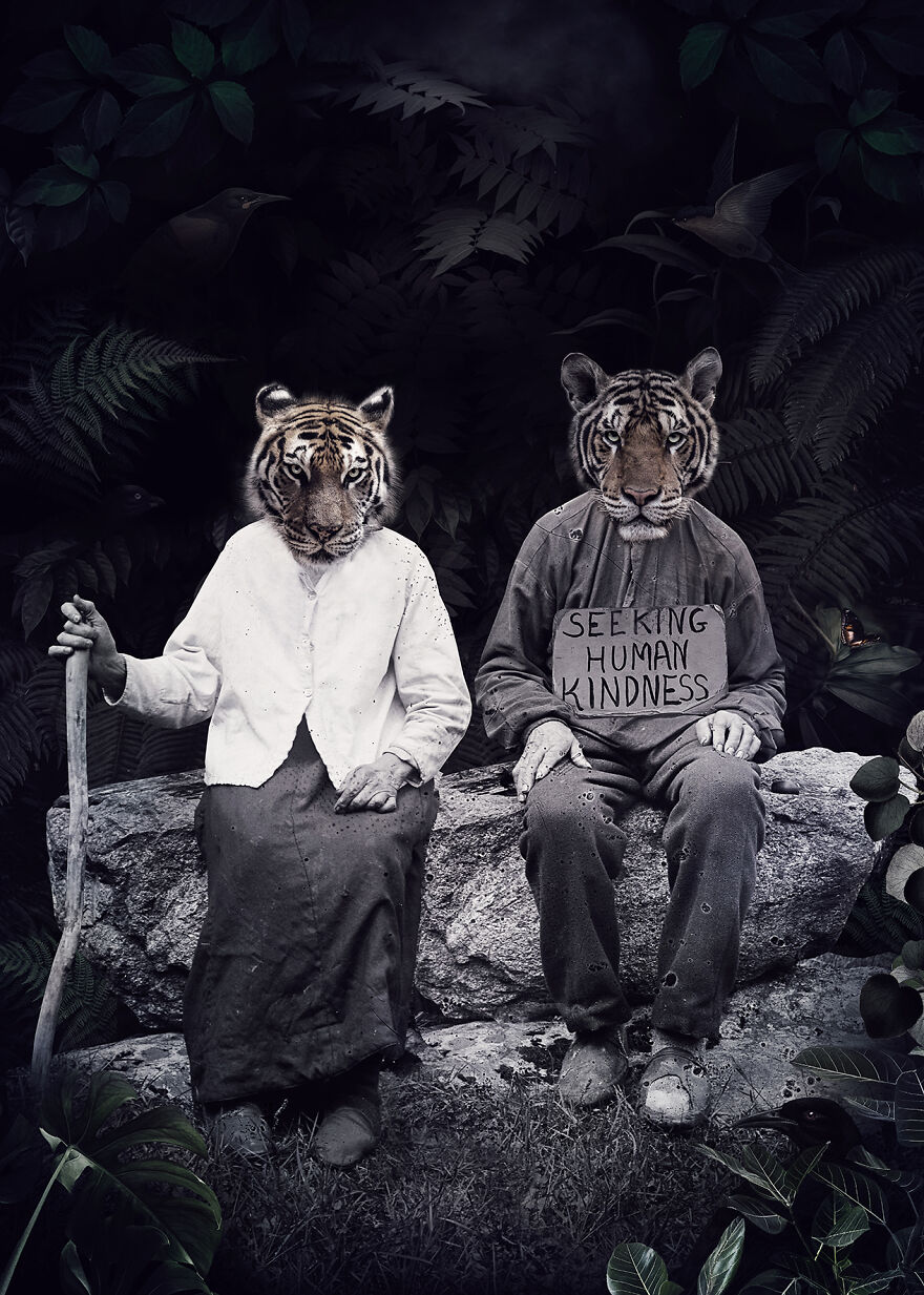 Never Forget The Forest - We Created Magical Collages Dedicated To Animals, Nature And Our Fragile Planet. Never Forget The Forest - We Created Magical Collages Dedicated To Animals, Nature And Our Fragile Planet.