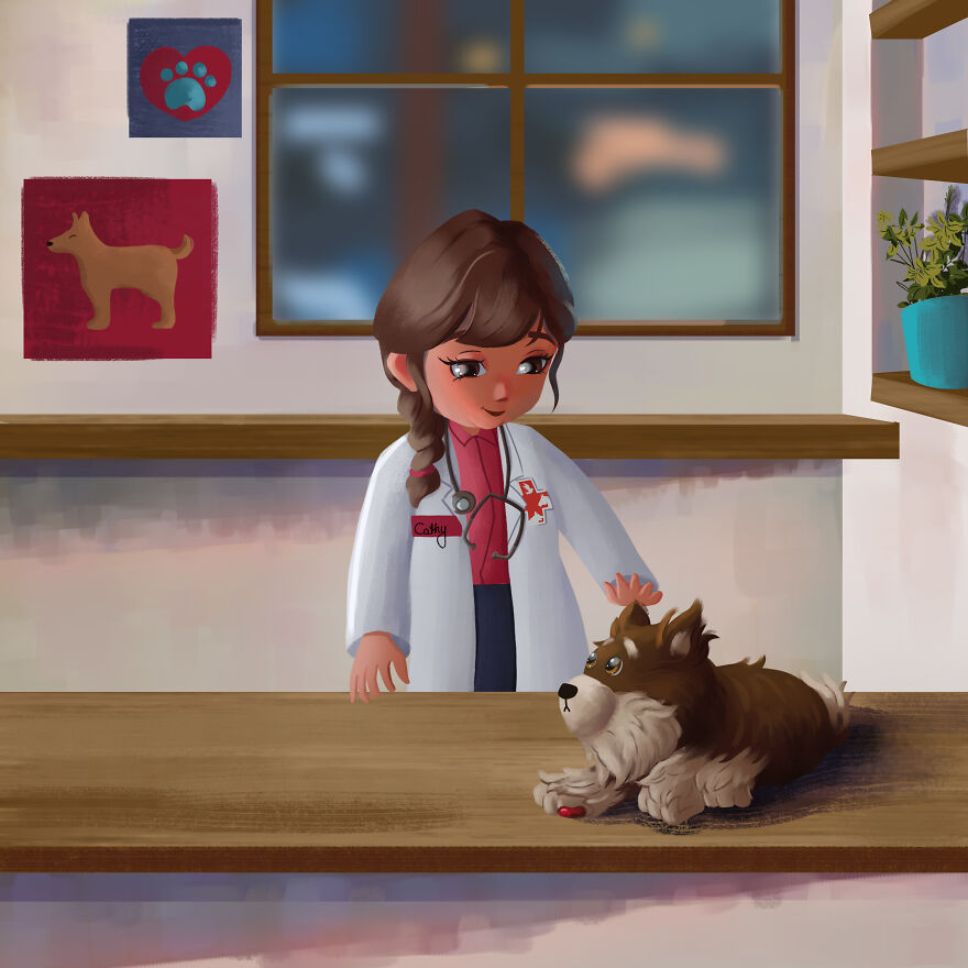 I Created An Illustrated Story About How A Dog Gets Rescued To Teach Children About Animal Welfare I Created An Illustrated Story About How A Dog Gets Rescued To Teach Children About Animal Welfare