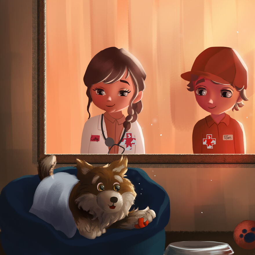 I Created An Illustrated Story About How A Dog Gets Rescued To Teach Children About Animal Welfare I Created An Illustrated Story About How A Dog Gets Rescued To Teach Children About Animal Welfare