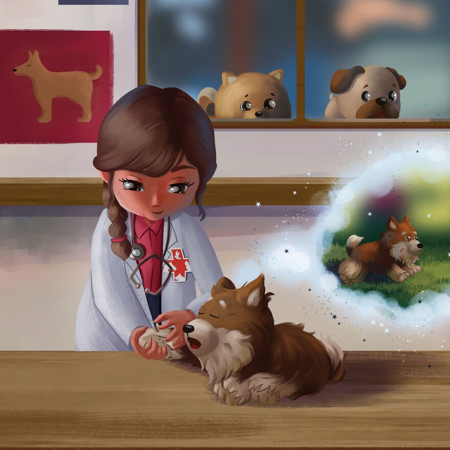 I Created An Illustrated Story About How A Dog Gets Rescued To Teach Children About Animal Welfare I Created An Illustrated Story About How A Dog Gets Rescued To Teach Children About Animal Welfare