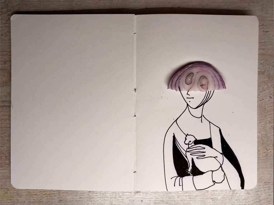 Lady With An Onion Hairdo