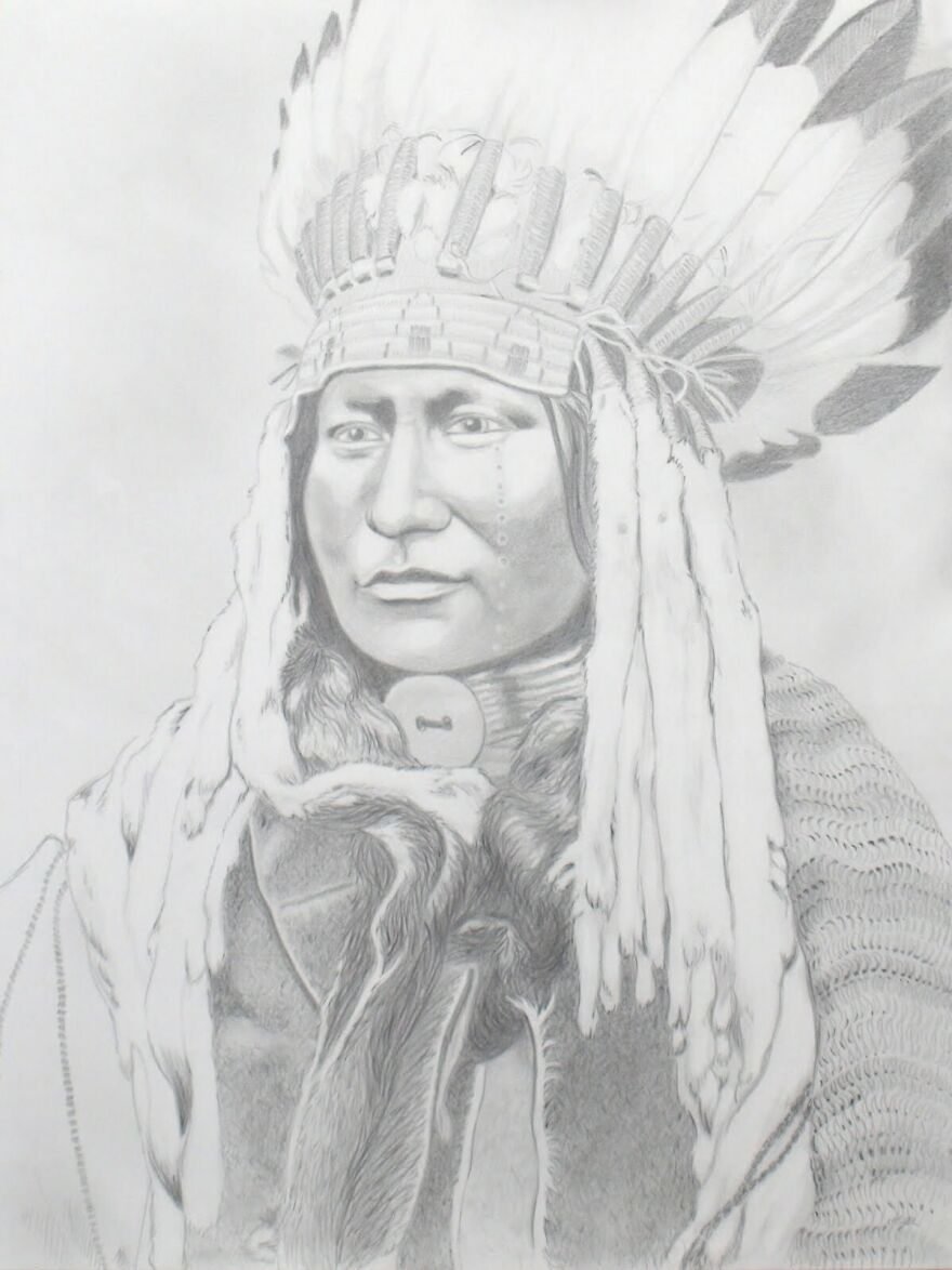 I Spent Two Weeks Drawing 15 Native American Portraits