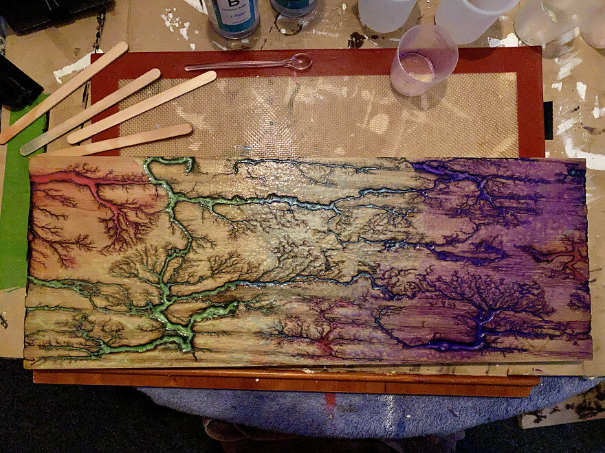 Capturing And Displaying The Beauty Of High Voltage Electricity Using A Homemade Lichenburg Machine. Capturing And Displaying The Beauty Of High Voltage Electricity Using A Homemade Lichenburg Machine.