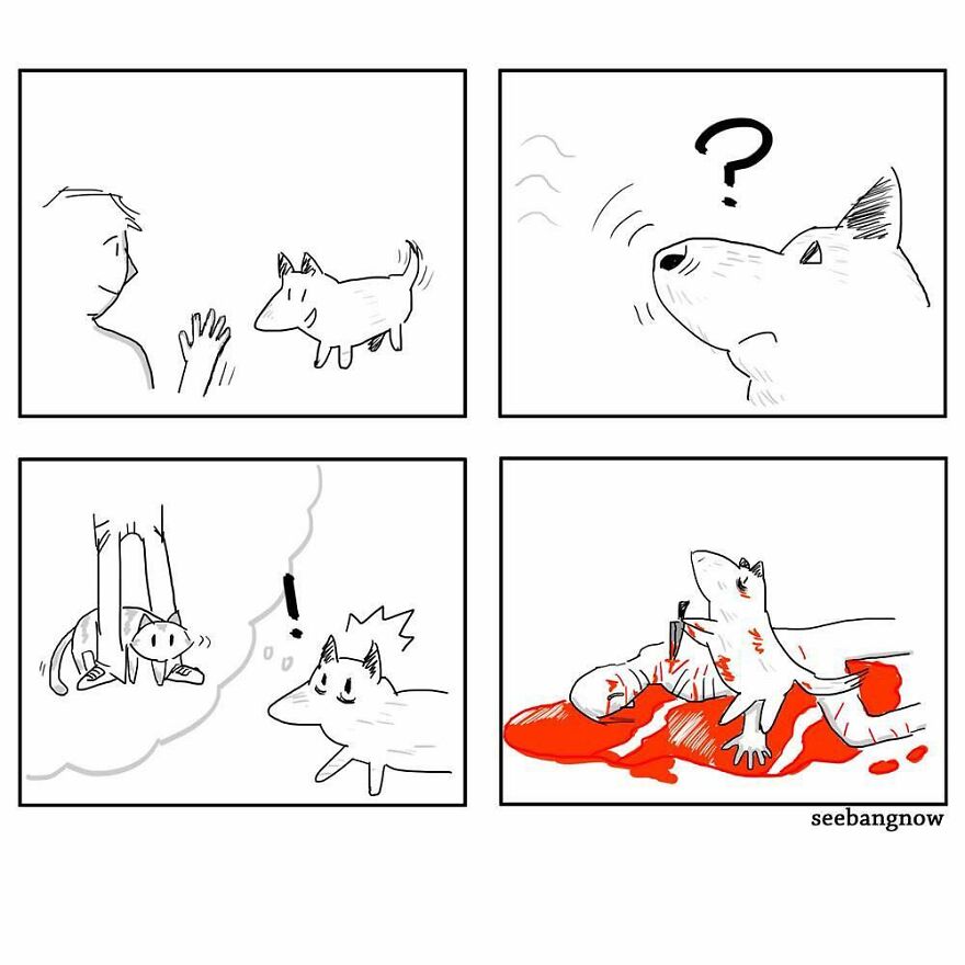 Illustrator Shows In Funny Comics What Dogs Really Think (30 Comics)