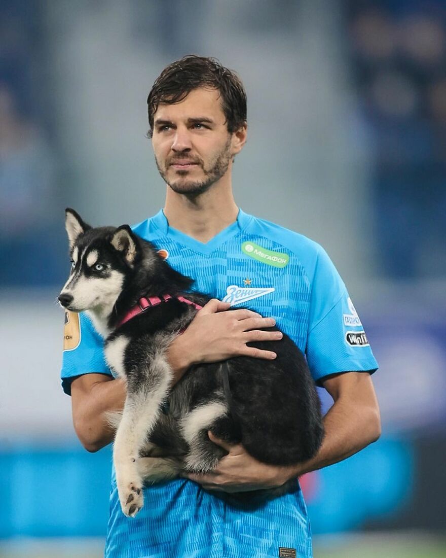 In Russia Football Players Take To The Field With Dogs To Encourage Adoption