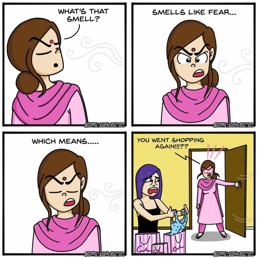 Indian Artist Creates Comics Showing The Difficulty Of Being An Adult Girl