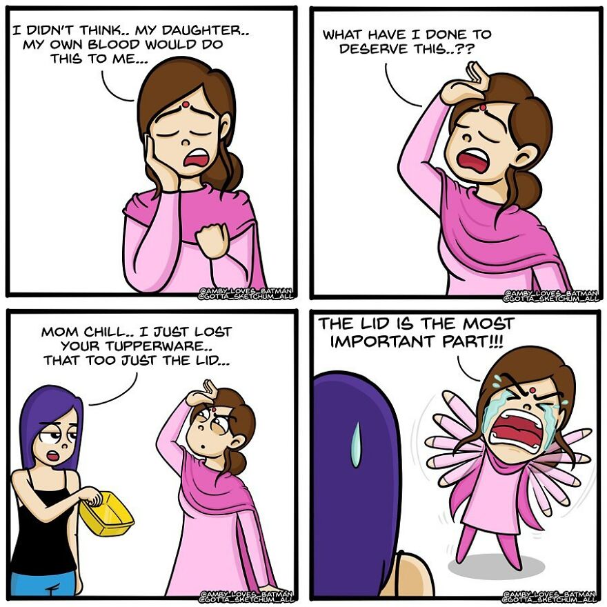 Indian Artist Creates Comics Showing The Difficulty Of Being An Adult Girl