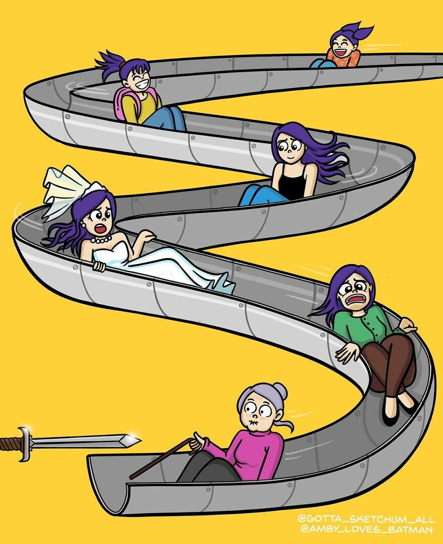 Indian Artist Creates Comics Showing The Difficulty Of Being An Adult Girl