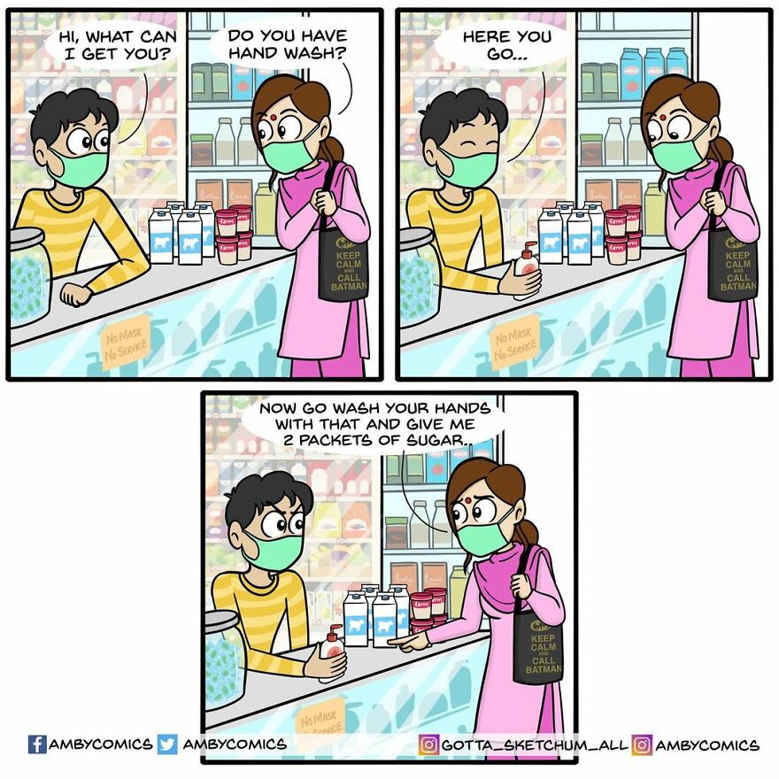 Indian Artist Creates Comics Showing The Difficulty Of Being An Adult Girl