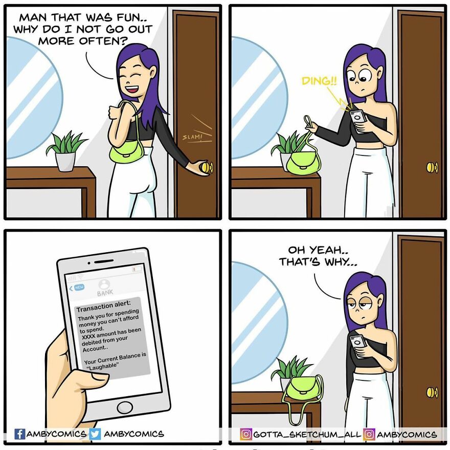 Indian Artist Creates Comics Showing The Difficulty Of Being An Adult Girl