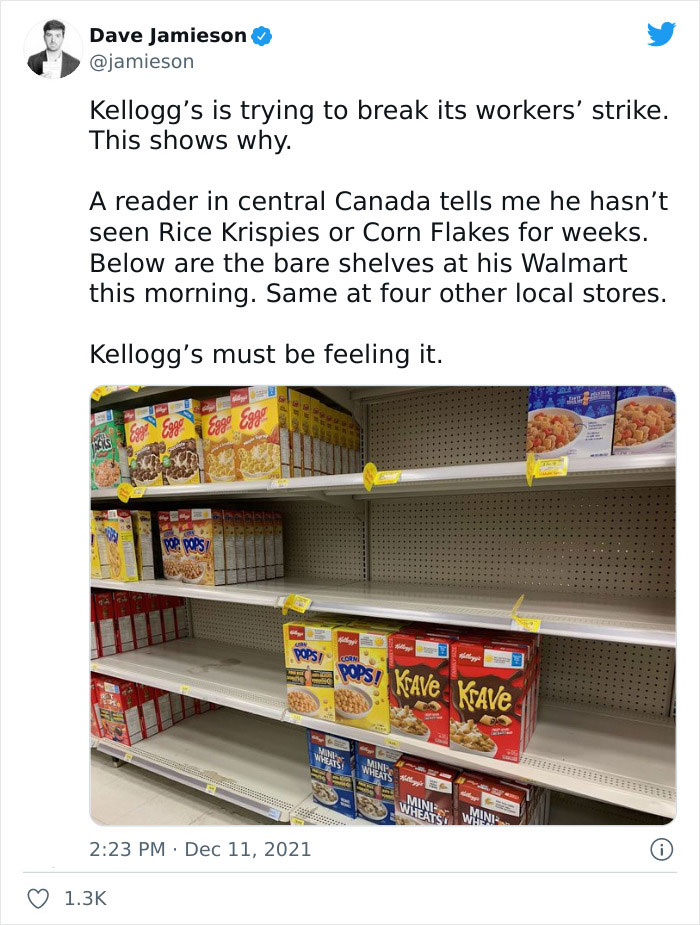 Online Community Spam Kelloggs With Fake Job Applications After They Try to Replace 1,400 Striking Workers for Good