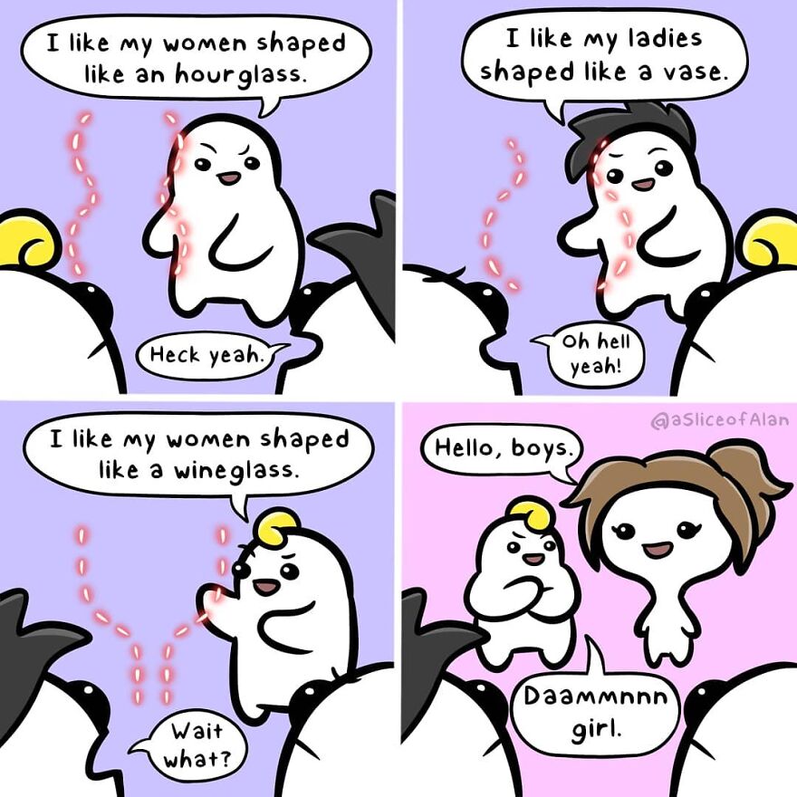 Meet "A Slice Of Alan",the Artist Who Creates Random, Silly And Funny Comics