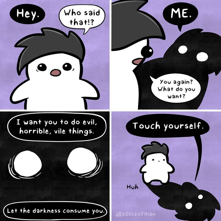 Meet "A Slice Of Alan",the Artist Who Creates Random, Silly And Funny Comics