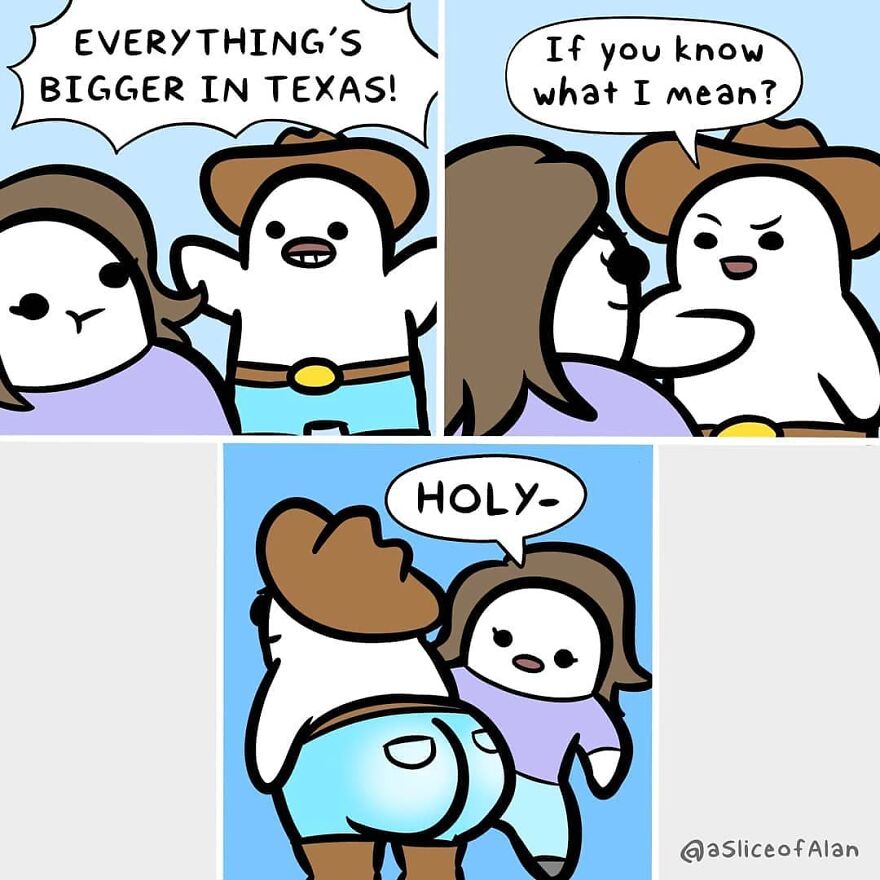 Meet "A Slice Of Alan",the Artist Who Creates Random, Silly And Funny Comics