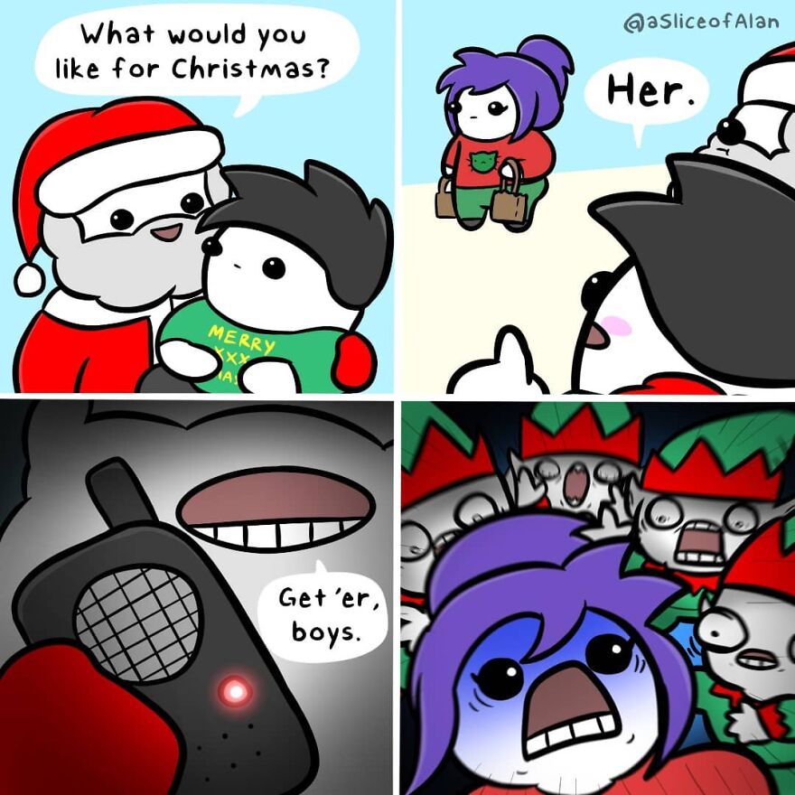 Meet "A Slice Of Alan",the Artist Who Creates Random, Silly And Funny Comics