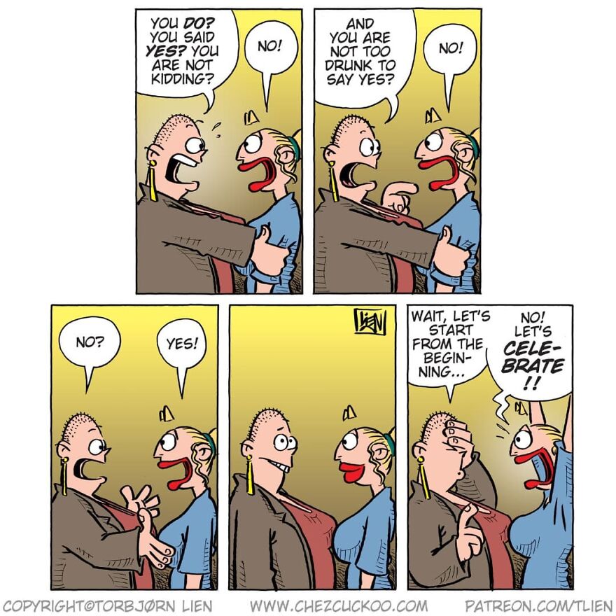 Norwegian Artist Creates Fun Comics With Unexpected Endings