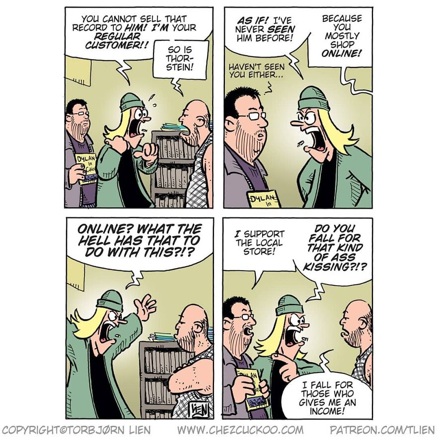 Norwegian Artist Creates Fun Comics With Unexpected Endings