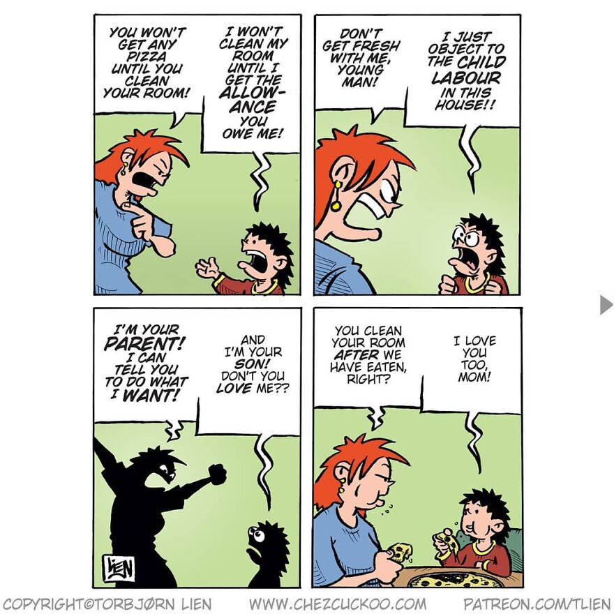 Norwegian Artist Creates Fun Comics With Unexpected Endings