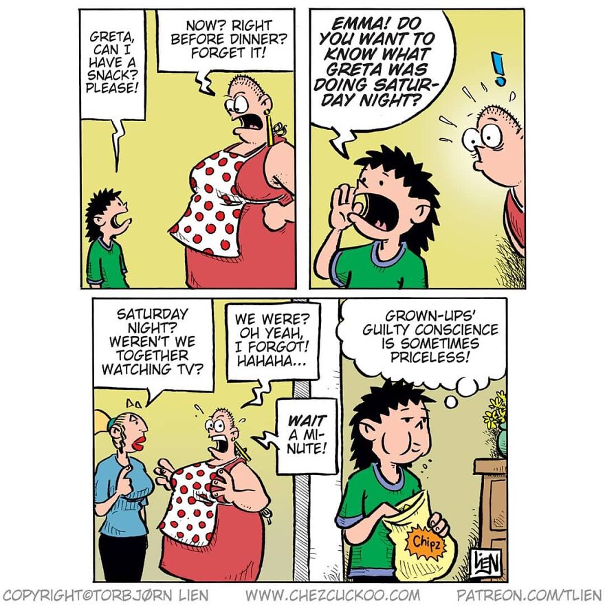 Norwegian Artist Creates Fun Comics With Unexpected Endings