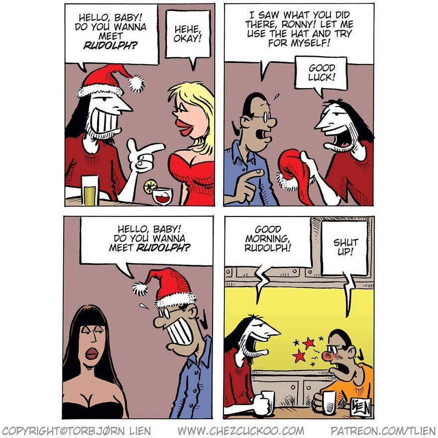 Norwegian Artist Creates Fun Comics With Unexpected Endings