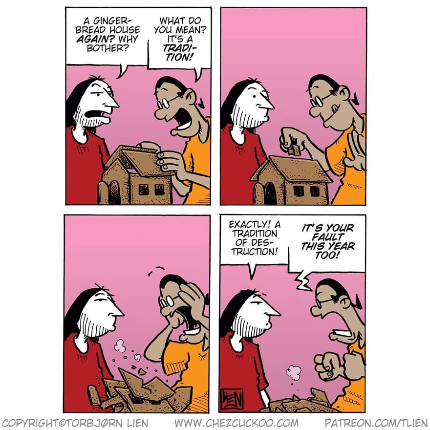 Norwegian Artist Creates Fun Comics With Unexpected Endings