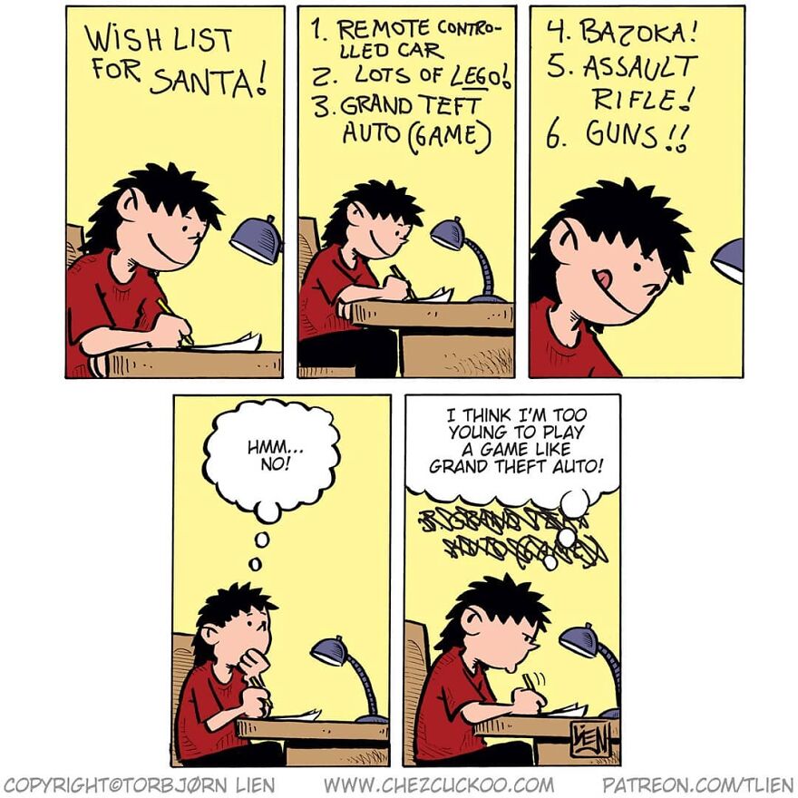 Norwegian Artist Creates Fun Comics With Unexpected Endings