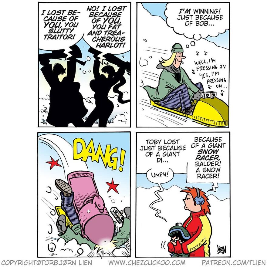 Norwegian Artist Creates Fun Comics With Unexpected Endings