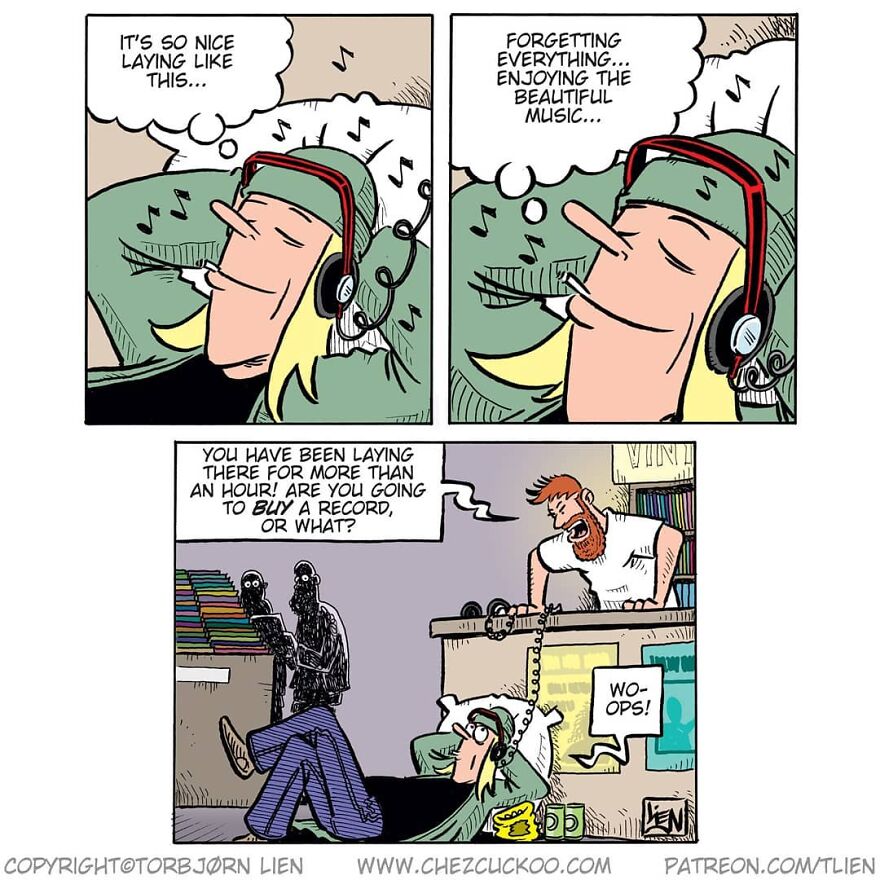 Norwegian Artist Creates Fun Comics With Unexpected Endings