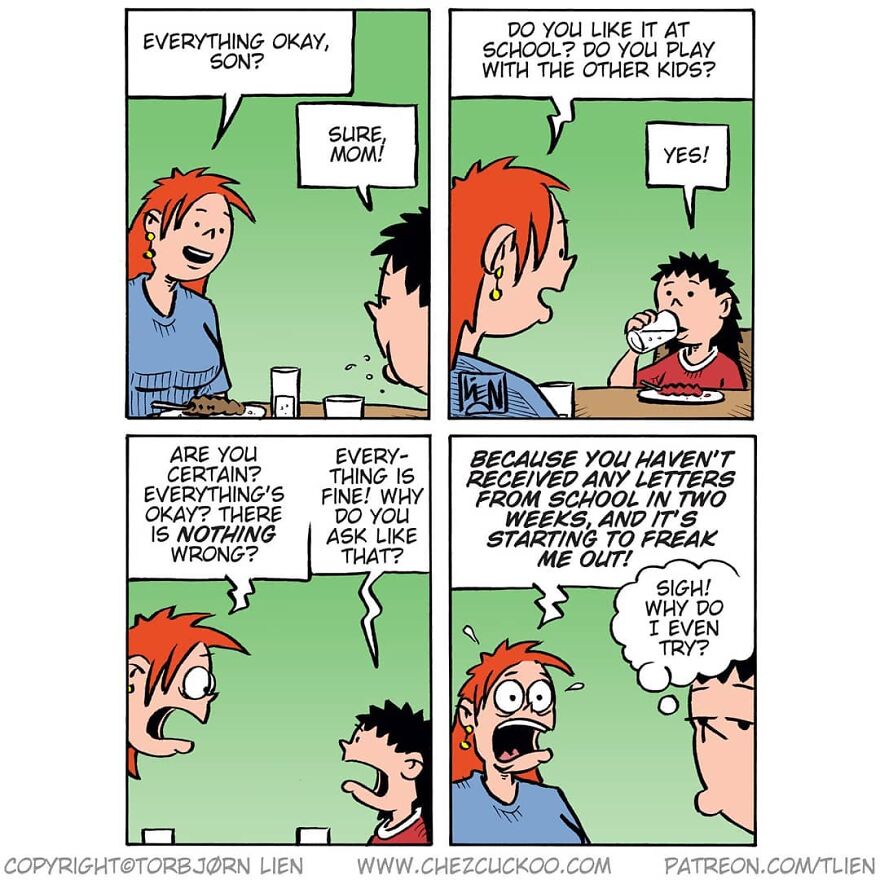 Norwegian Artist Creates Fun Comics With Unexpected Endings