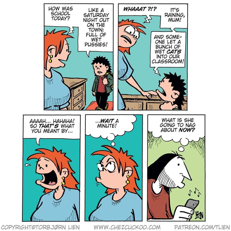 Norwegian Artist Creates Fun Comics With Unexpected Endings