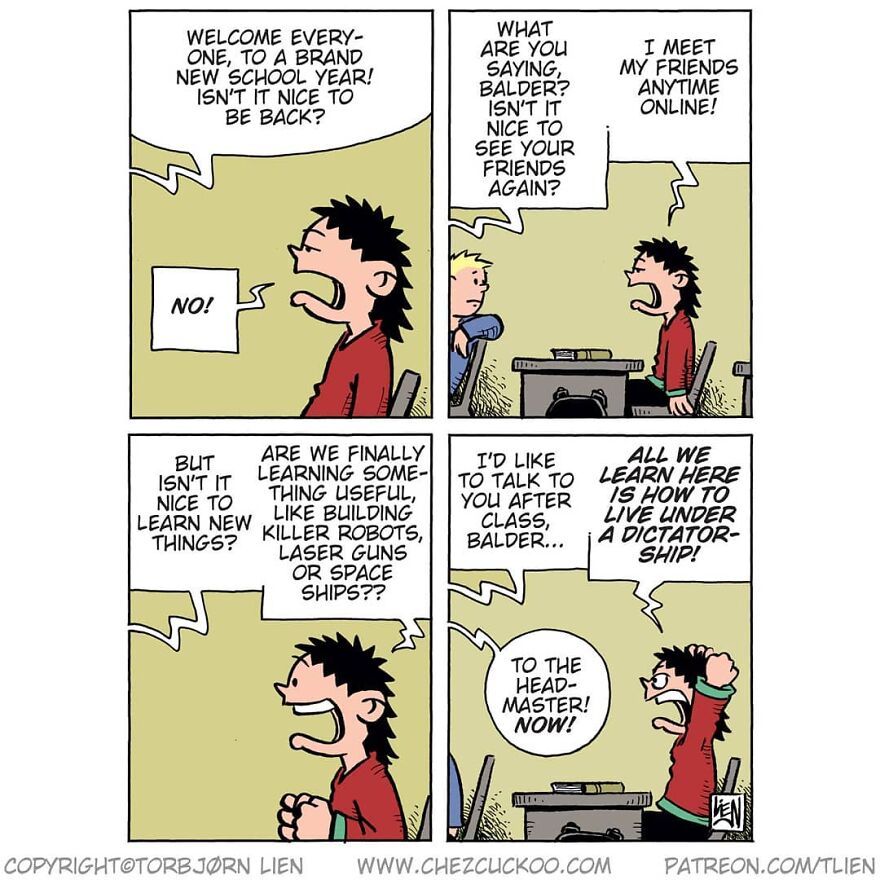 Norwegian Artist Creates Fun Comics With Unexpected Endings