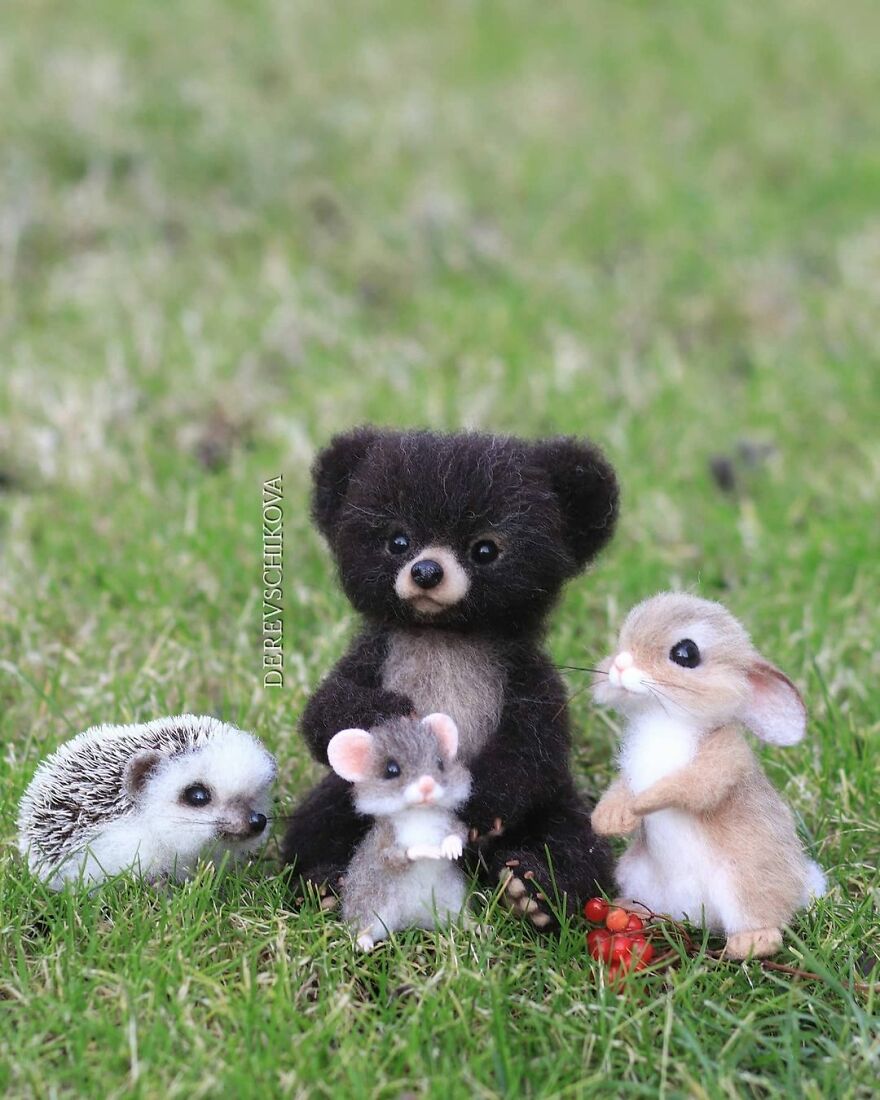 Russian Artist Creates Truly Delicious Felted Wool Animals (New Pics)
