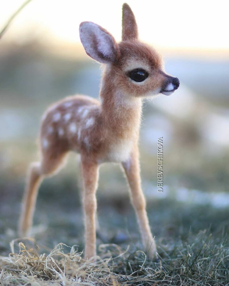 Russian Artist Creates Truly Delicious Felted Wool Animals (New Pics)
