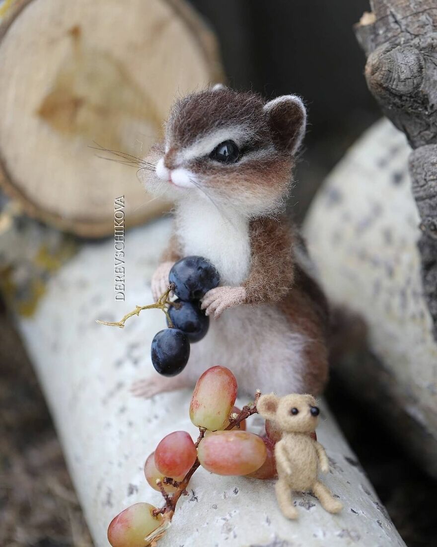 Russian Artist Creates Truly Delicious Felted Wool Animals (New Pics)