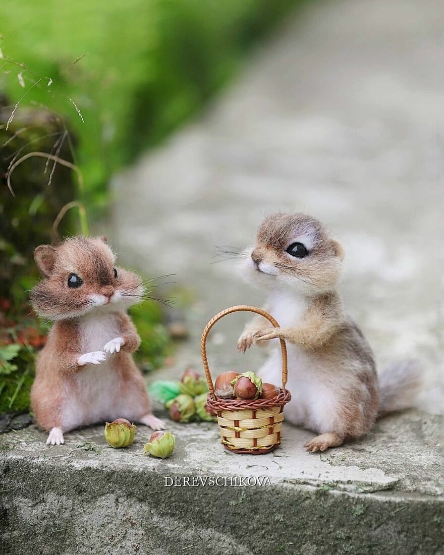 Russian Artist Creates Truly Delicious Felted Wool Animals (New Pics)