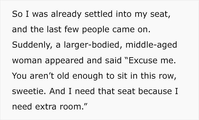 "Sweetie, I’ve Been On Hundreds Of Flights": Woman Cusses At Teen Who Doesn’t Want To Let Her Have The Exit Row Seat She Was Already Settled In "Sweetie, I’ve Been On Hundreds Of Flights": Woman Cusses At Teen Who Doesn’t Want To Let Her Have The Exit Row Seat She Was Already Settled In