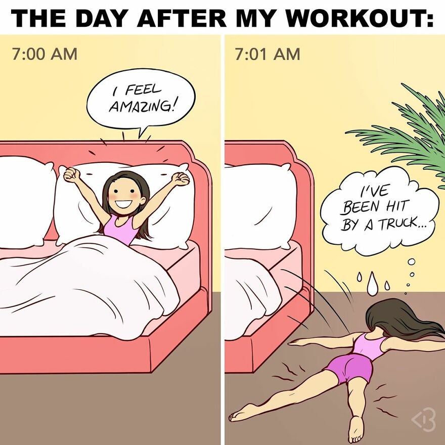 The Daily Troubles Of Girls Fighting To Get Fit (New Pics)