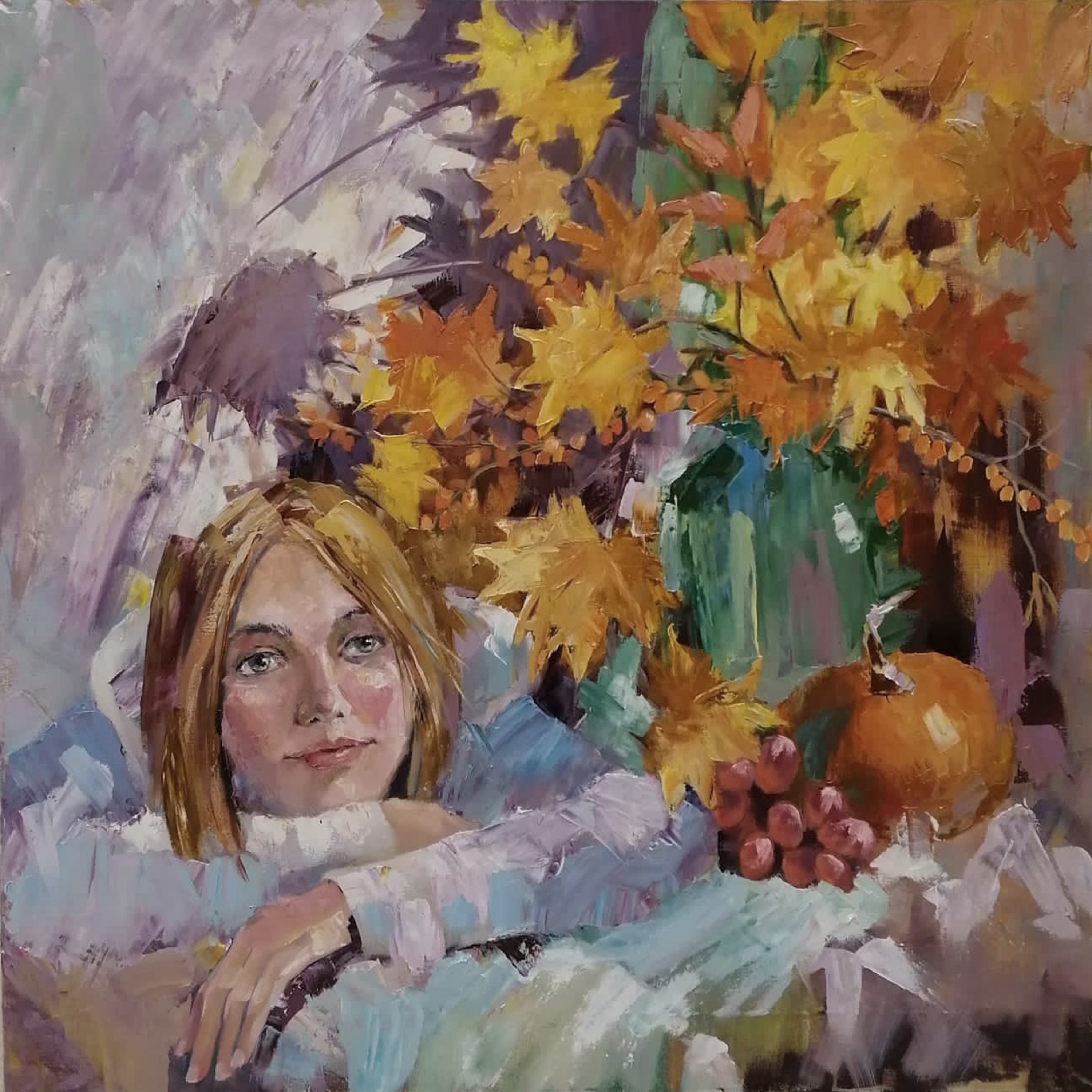 The Artist Is A Painter Who Reflects Life And Conveys Emotions.