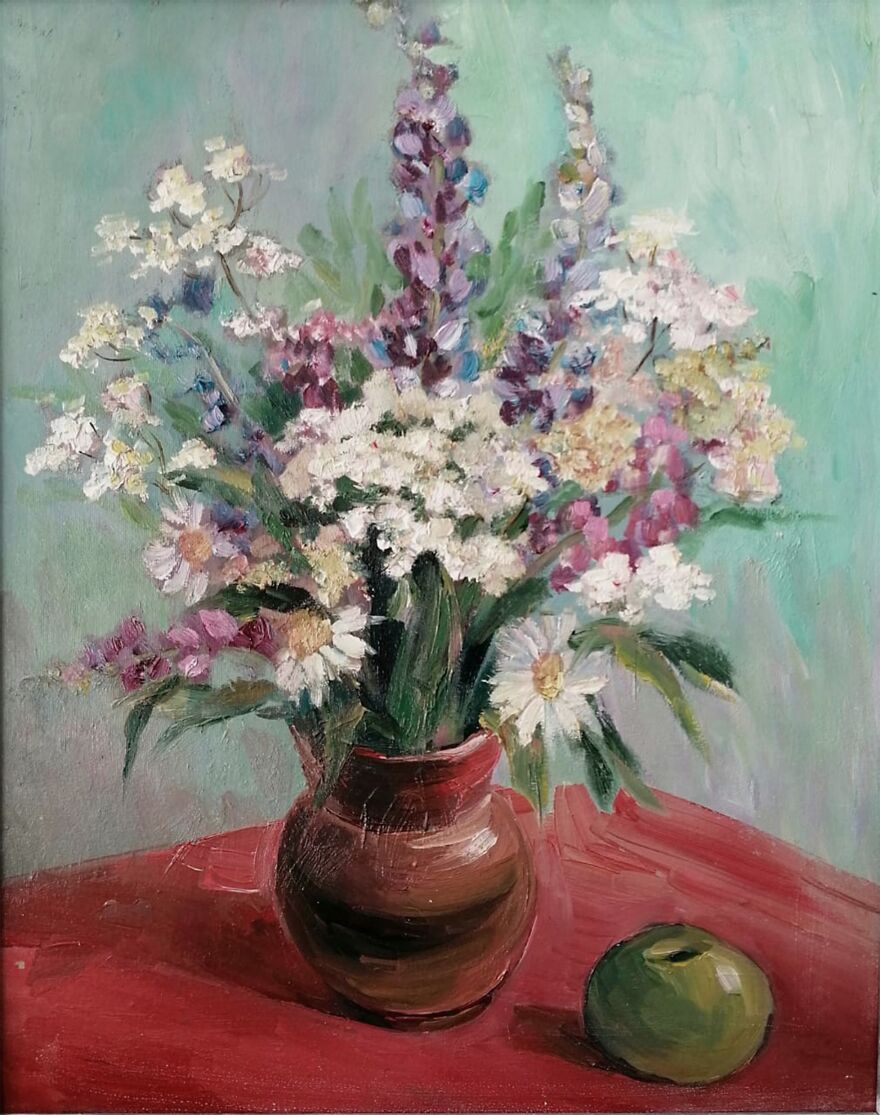 The Artist Is A Painter Who Reflects Life And Conveys Emotions.