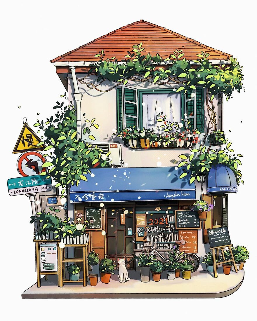 ايموجي مناظر طبيعية  - صفحة 2 The-most-charming-facades-created-digitally-by-artist-Angela-Hao-61a9edfe3b35c__880