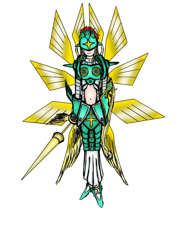 Ofanimon From Digimon Fanart I Made Recently