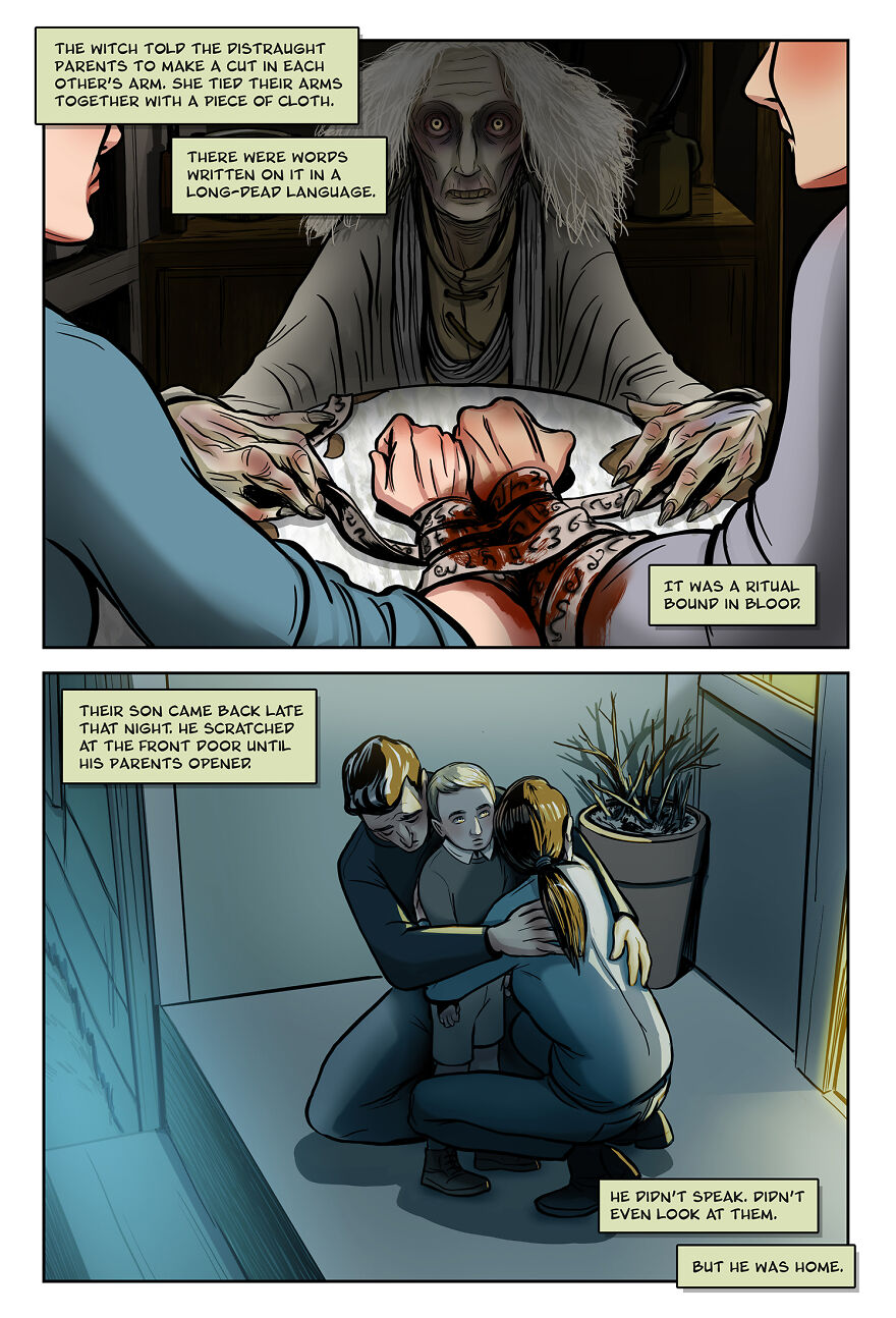 We Create Creepy Comics With Twisted Endings That You Probably Shouldn't Read Before Going To Sleep (3 New Stories)