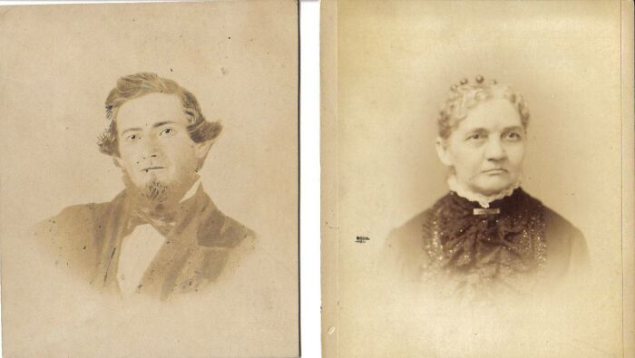 My Great-Great Grandparents, Both Born In1827, Married In 1855. He Died In 1863 After Falling Of A Roof, She Died In 1888..