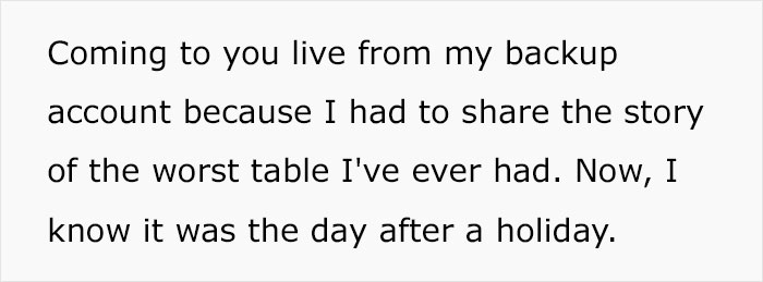 Customers Try To Get Waitress Fired For ‘Bad Service’ So They Don’t Have To Pay The Bill Customers Try To Get Waitress Fired For ‘Bad Service’ So They Don’t Have To Pay The Bill