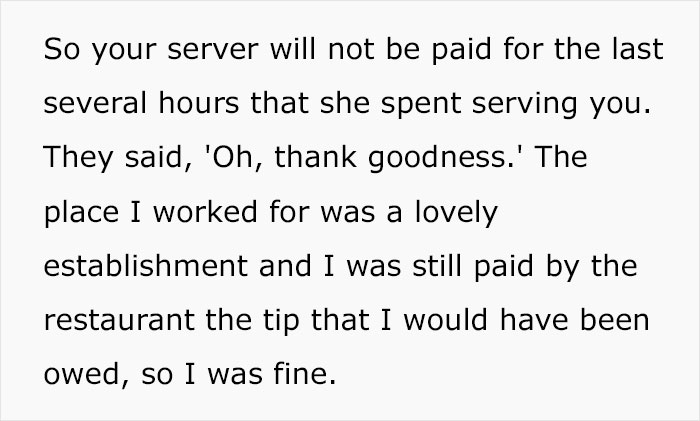 Customers Try To Get Waitress Fired For ‘Bad Service’ So They Don’t Have To Pay The Bill Customers Try To Get Waitress Fired For ‘Bad Service’ So They Don’t Have To Pay The Bill