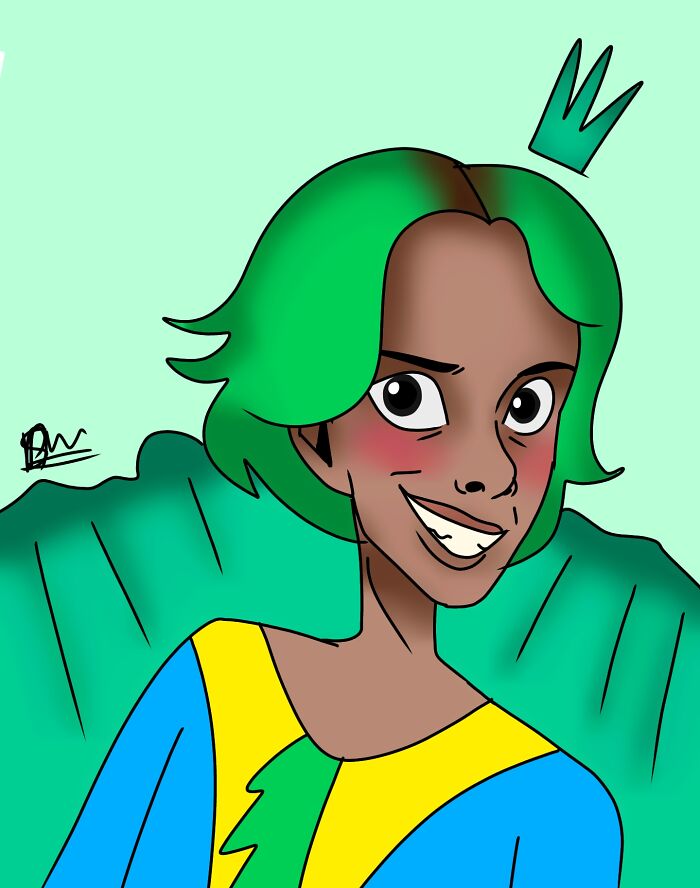 I'm Not Very Good At Drawing Dragons, So Here Is A Humanized Version! :)