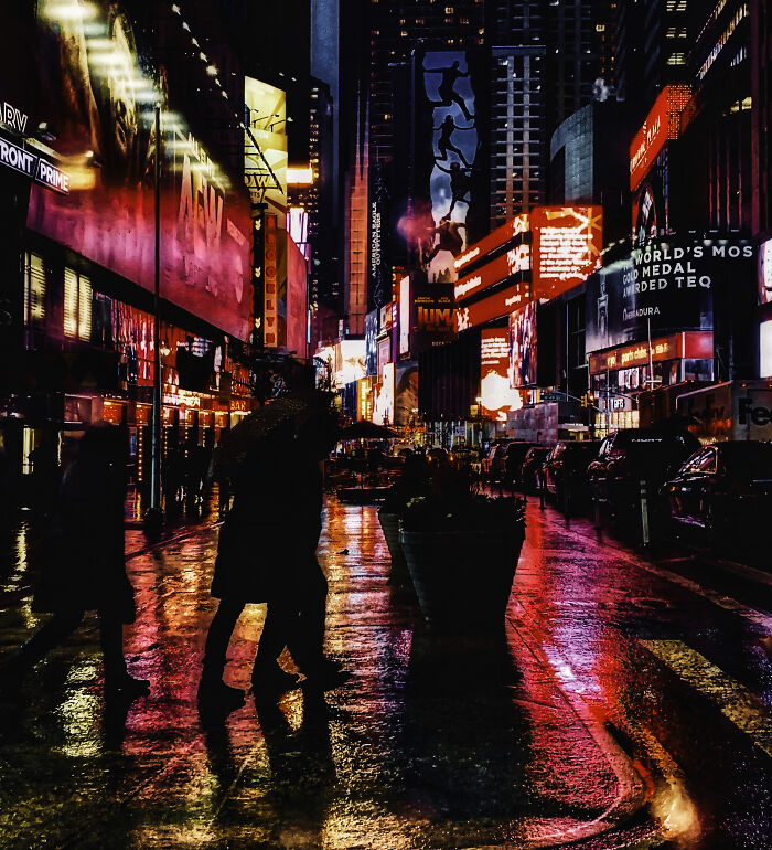 A Rainy December Night In NYC