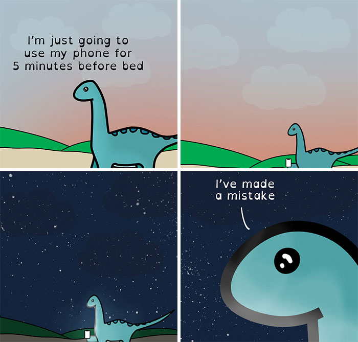 I Created A Cute Dinosaur Character To Illustrate Life With ADHD In These 24 Relatable Comics