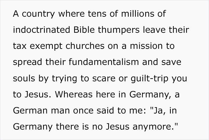 American Living In Germany Lists All The Reasons Why He Wouldn’t Go Back, And It’s Painfully Accurate American Living In Germany Lists All The Reasons Why He Wouldn’t Go Back, And It’s Painfully Accurate